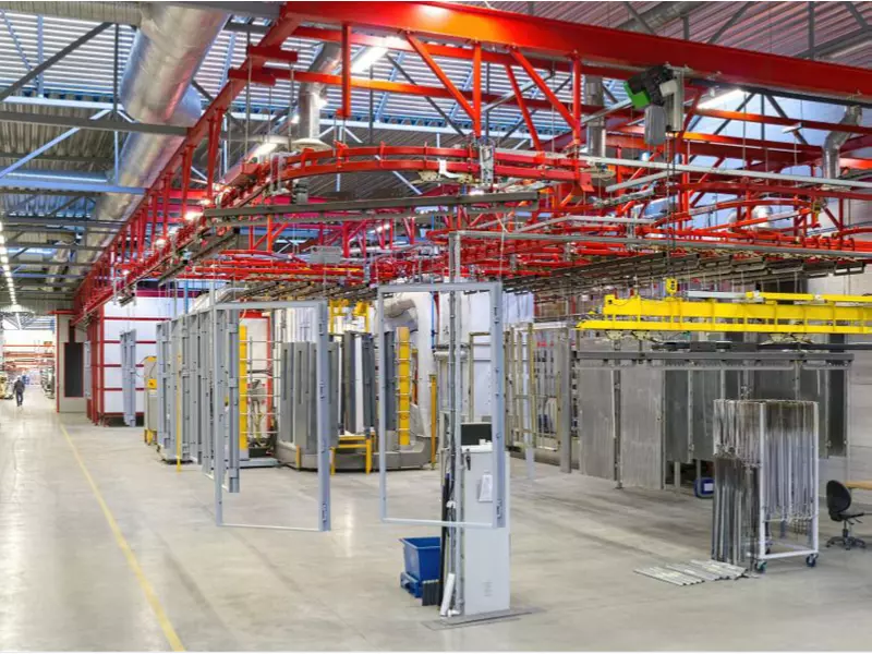 Powder painting line - Saku Metall.webp